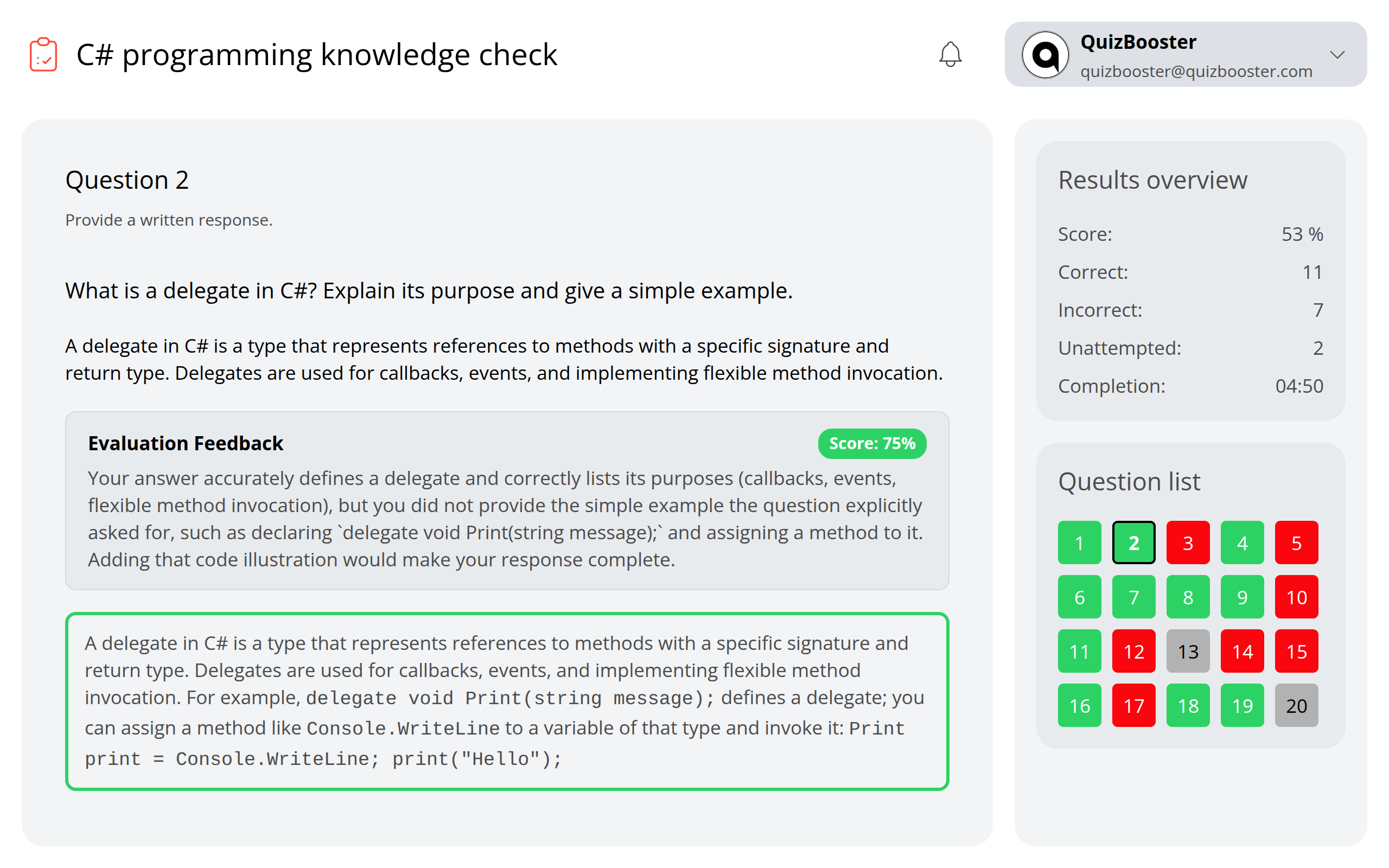 QuizBooster Meet QuBit AI Study Assistant (Light Theme)